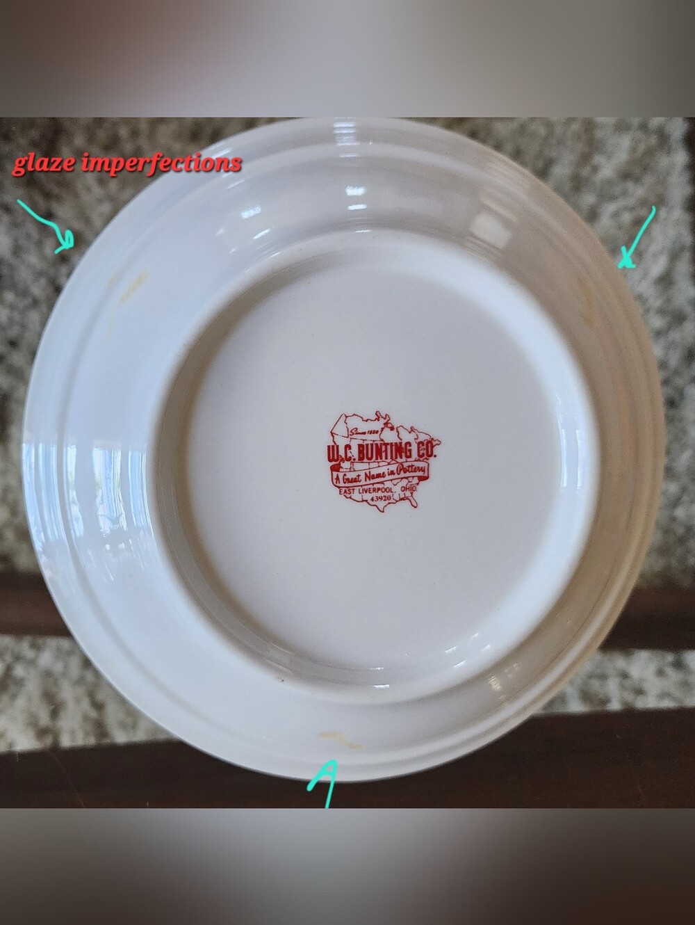 Vntg Champlain College Ashtray 60s - Picture 10 of 14